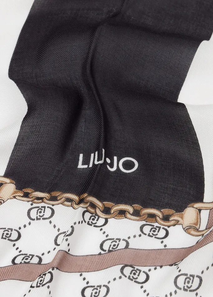 Women Liujo Scarves and Foulards Printed Foulard Black