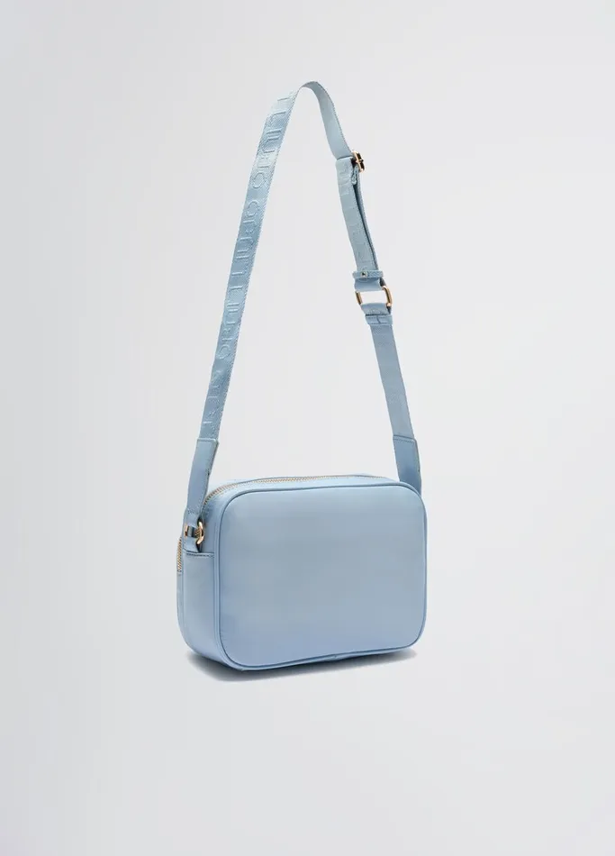 Women Liujo Shoulder Bags Nylon Crossbody Bag Light Blue