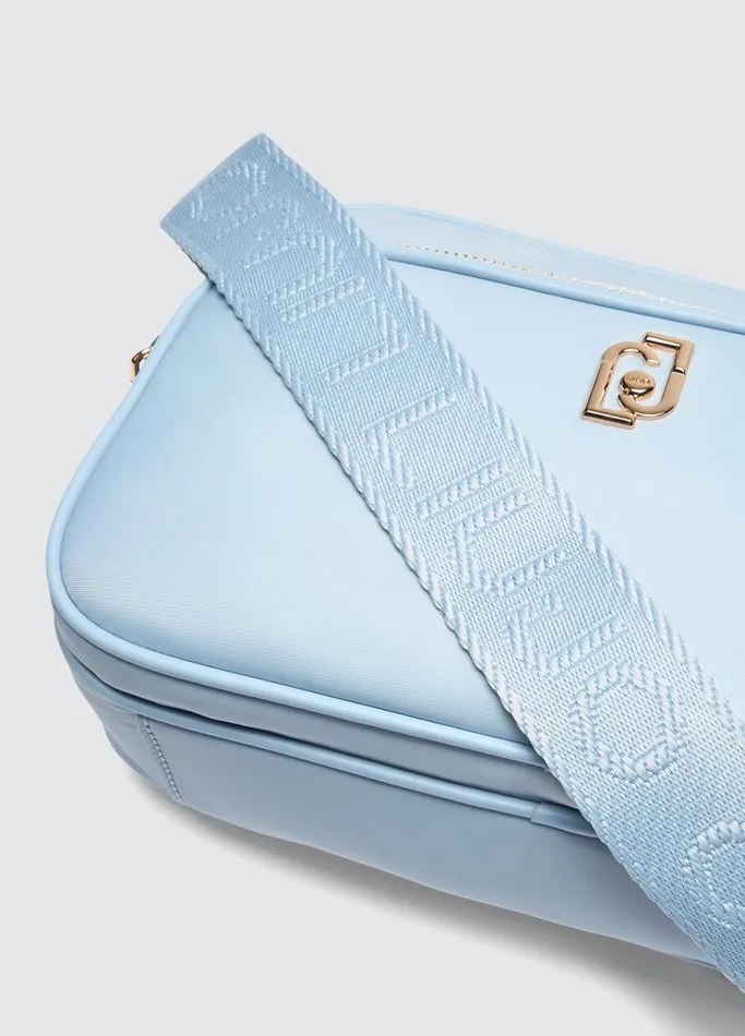 Women Liujo Shoulder Bags Nylon Crossbody Bag Light Blue