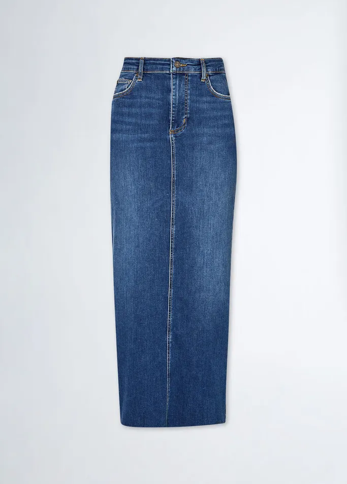 Women Liujo Skirts Denim Skirt Blue Denim