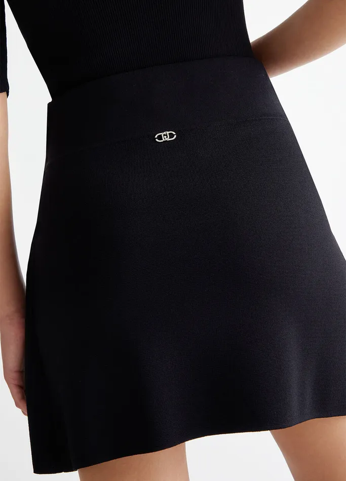 Women Liujo Skirts Miniskirt With Belt Black