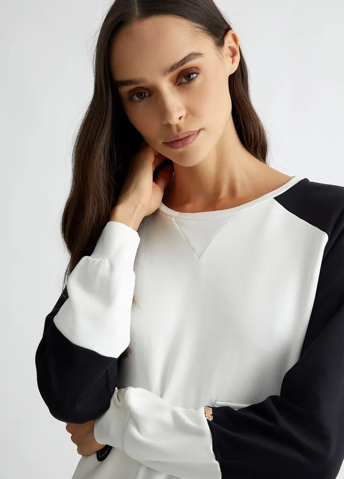 Women Liujo Sweatshirts Sweatshirt With Pockets White