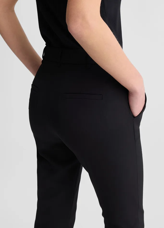 Women Liujo Tailleurs Cigarette Trousers Black