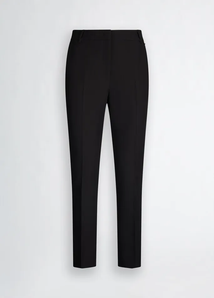 Women Liujo Tailleurs Cigarette Trousers Black