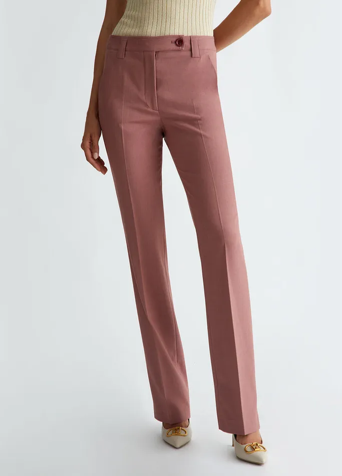 Women Liujo Tailleurs Flared Suit Trousers Hydrangea