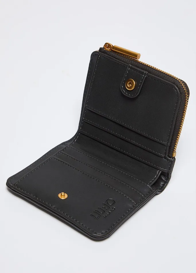 Women Liujo Wallets Glossy Wallet With Zip Green