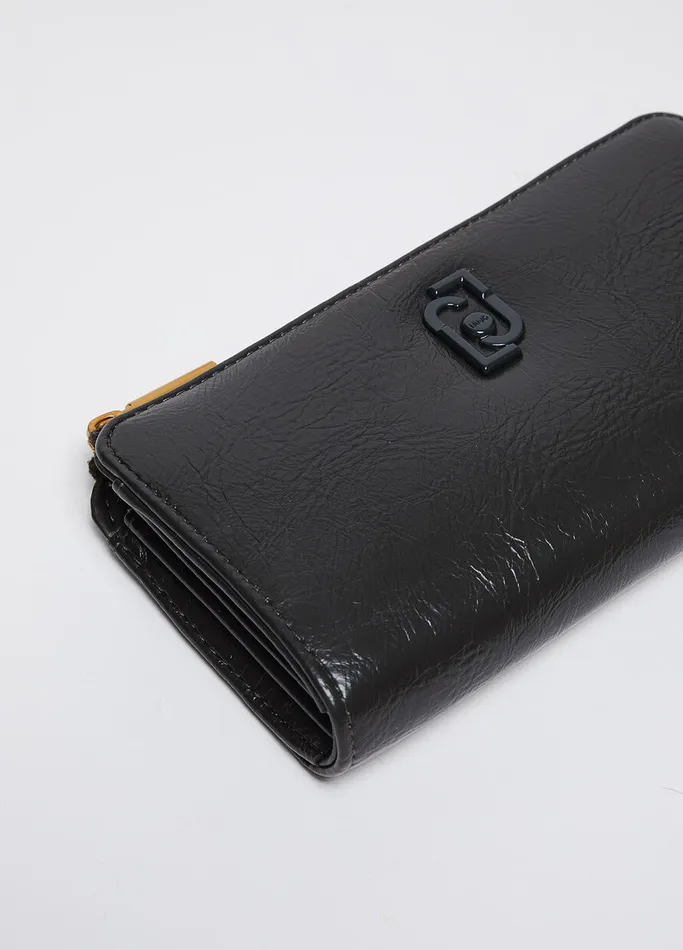 Women Liujo Wallets Large Glossy ZipAround Wallet Green
