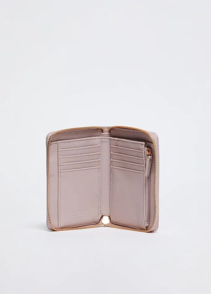 Women Liujo Wallets ZipAround Purse Pink