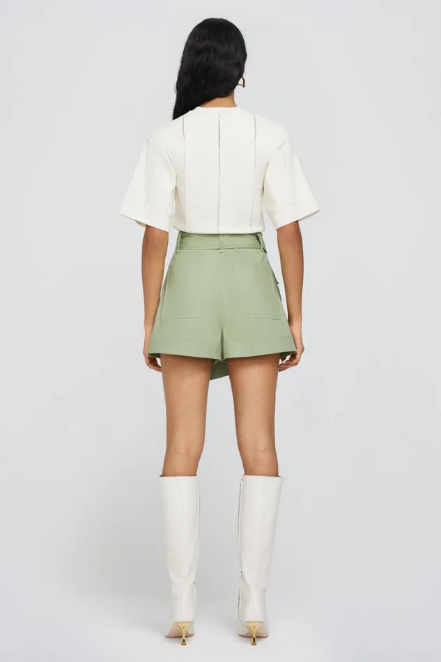 Women Lizette Skort Verde Jonathan Simkhai Pants and Bottoms