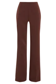 Women Loretta Fit and Flare Tailored Pant 8211 Chocolate Chocolate Meshki Pants