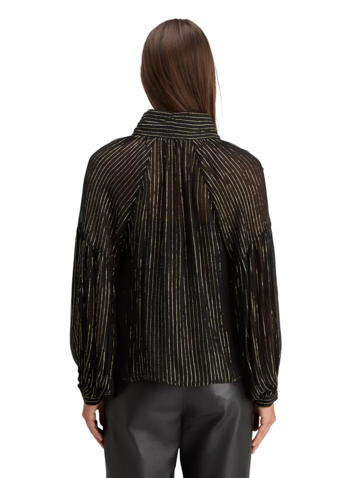 Women LUREX TOP WITH BOW NECK Evening Black Scotch and Soda Blouses and Shirts Women LUREX TOP WITH BOW NECK Evening Black Scotch and Soda Blouses and Shirts