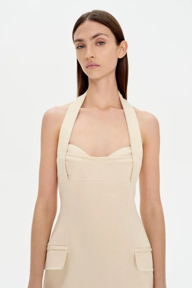 Women Magdalena Dress Eggshell Jonathan Simkhai Dresses and Jumpsuits