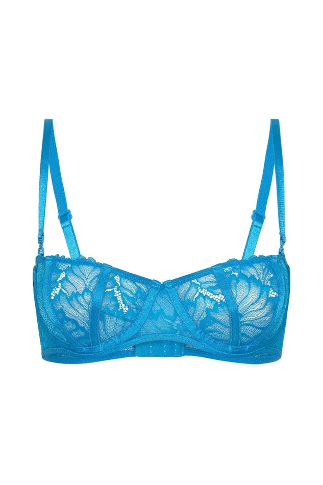 Women Marnie Lace Mesh Demi Bra 8211 Cerulean Blue Ceruleanblue Meshki Intimates Women Marnie Lace Mesh Demi Bra 8211 Cerulean Blue Ceruleanblue Meshki Intimates
