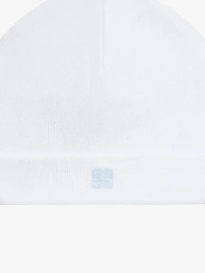 WomenMen Baby 1 Month To 3 Years Givenchy Two Beanies In Knit Gift Set Whitelight Blue