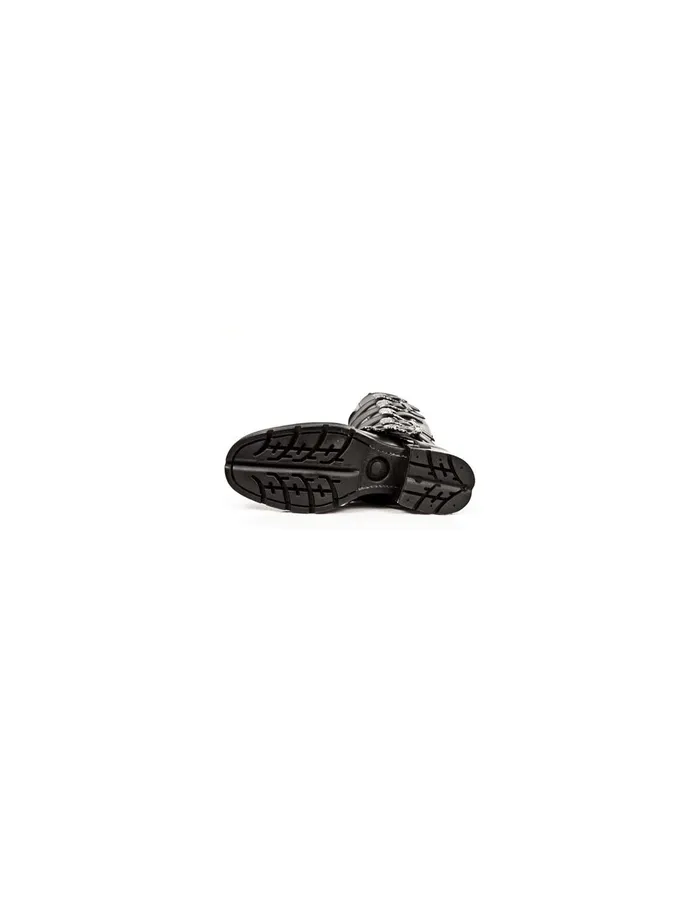 WomenMen Boots New Rock Boot Motorock MMr009C1 WomenMen Boots New Rock Boot Motorock MMr009C1