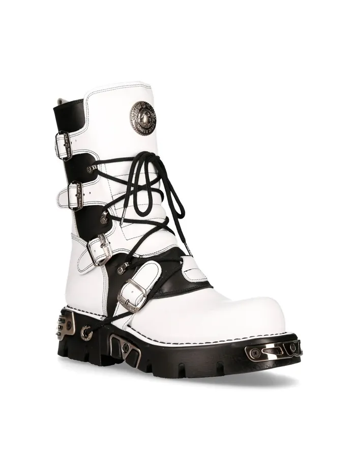 WomenMen Boots New Rock Metallic M373czC107