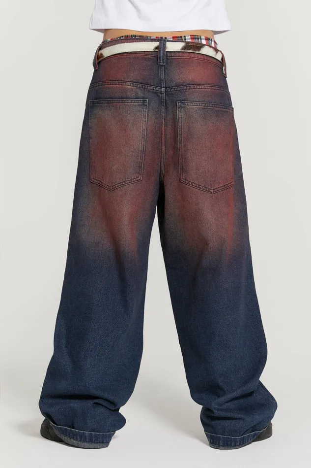 WomenMen Deep Red Colossus Jeans Red Jaded London Colossus Jeans WomenMen Deep Red Colossus Jeans Red Jaded London Colossus Jeans
