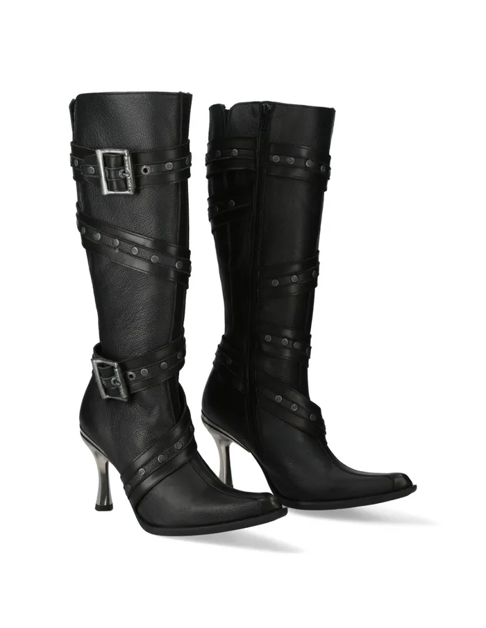 WomenMen New Rock Malicia M9029C10 High Boots