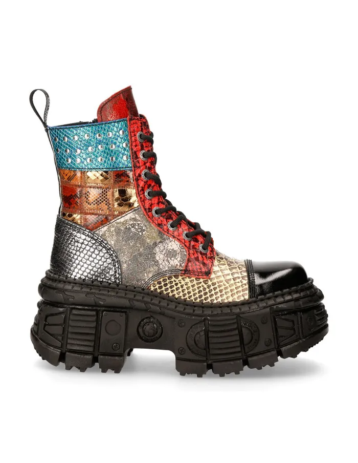 WomenMen Platform New Rock Boot Tank MMili245C2 WomenMen Platform New Rock Boot Tank MMili245C2