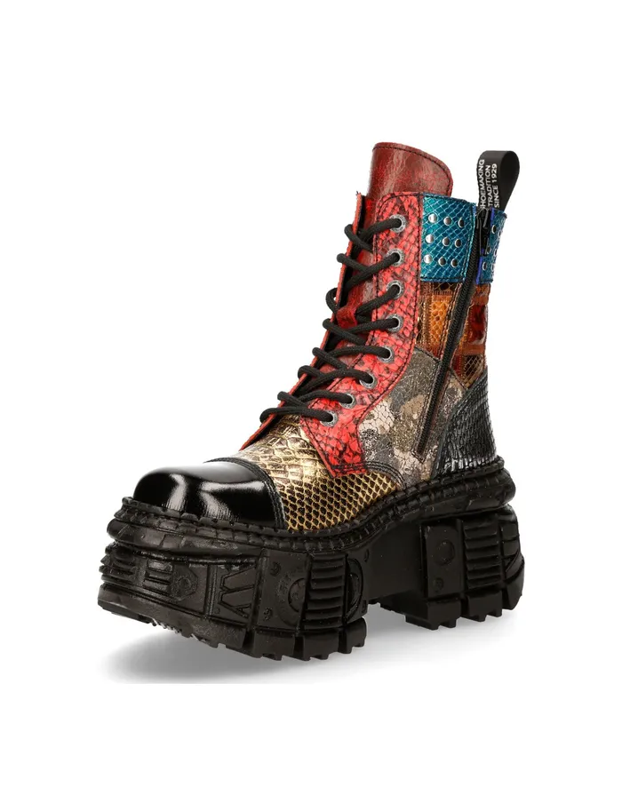 WomenMen Platform New Rock Boot Tank MMili245C2 WomenMen Platform New Rock Boot Tank MMili245C2