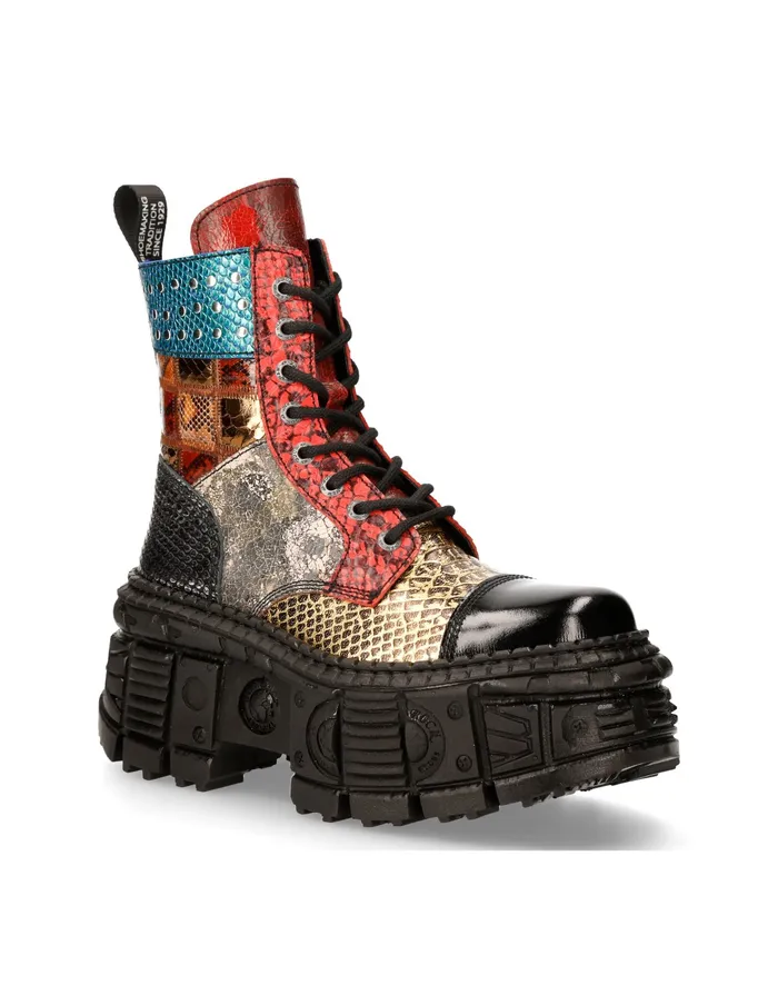 WomenMen Platform New Rock Boot Tank MMili245C2 WomenMen Platform New Rock Boot Tank MMili245C2