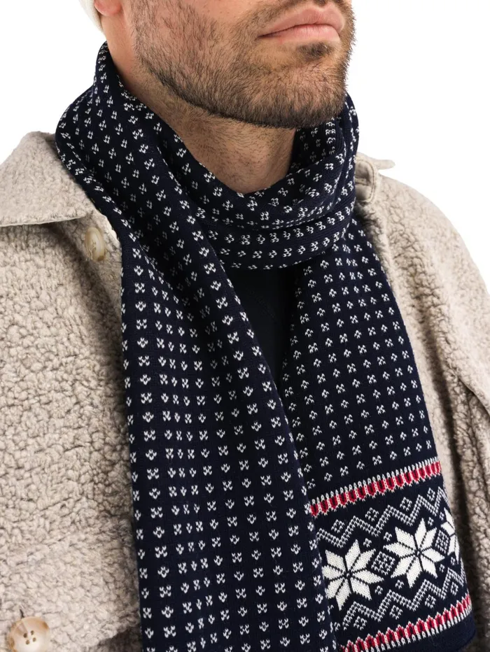 WomenMen Scarves Dale Of Norway Garmisch Scarf 8211 Merino Wool