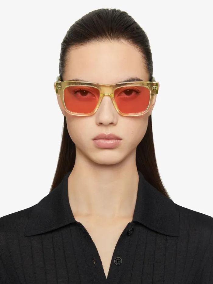 WomenMen Sunglasses Givenchy GV Day Unisex Sunglasses In Acetate Yellow WomenMen Sunglasses Givenchy GV Day Unisex Sunglasses In Acetate Yellow