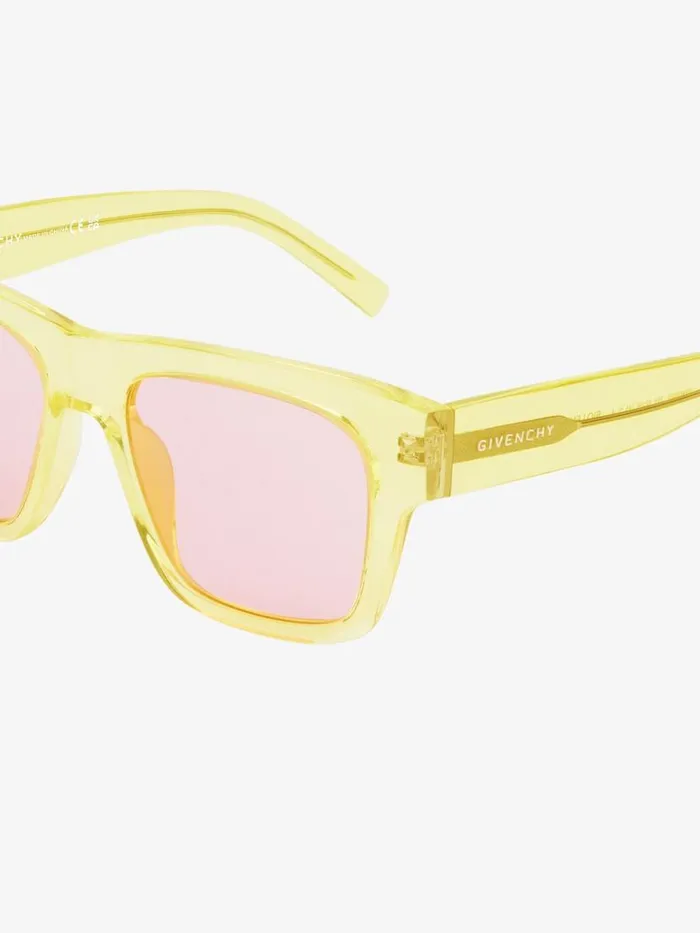 WomenMen Sunglasses Givenchy GV Day Unisex Sunglasses In Acetate Yellow WomenMen Sunglasses Givenchy GV Day Unisex Sunglasses In Acetate Yellow