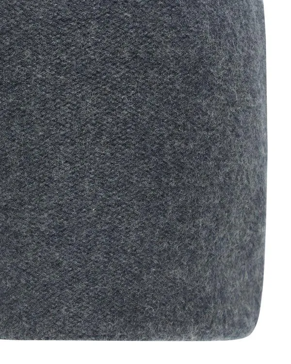 WomenMen Unisex Double Layer Cashmere BeanieIn Dark Charcoal Grey Dark Charcoal Grey NPeal Hats