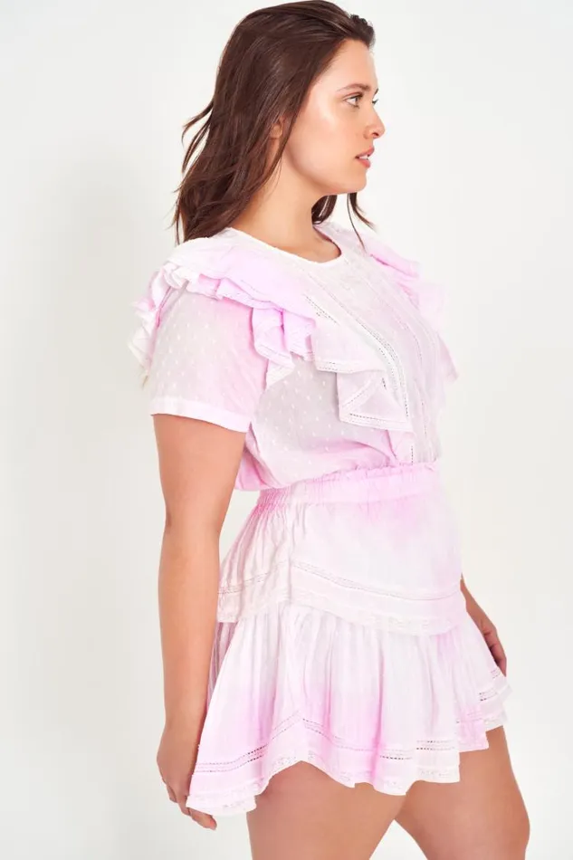 Women Natasha Mini Dress Peony Pink LoveShackFancy Dresses Women Natasha Mini Dress Peony Pink LoveShackFancy Dresses