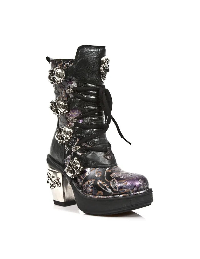 Women New Rock Metallic M8366C6 Heels Women New Rock Metallic M8366C6 Heels