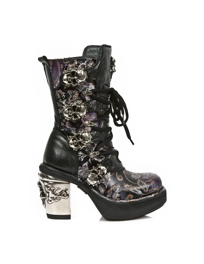 Women New Rock Metallic M8366C6 Heels Women New Rock Metallic M8366C6 Heels