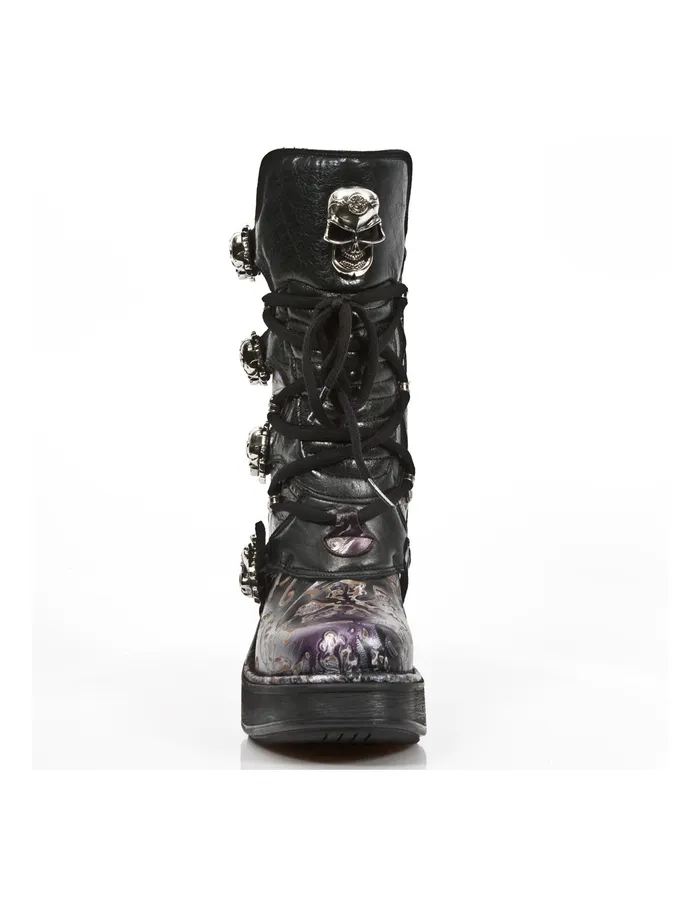 Women New Rock Metallic M8366C6 Heels Women New Rock Metallic M8366C6 Heels