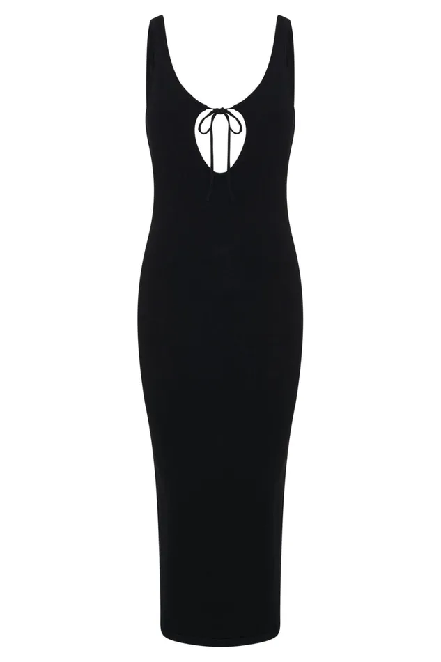 Women Nola Cut Out Knit Midi Dress 8211 Black Black Meshki Midi Dresses Women Nola Cut Out Knit Midi Dress 8211 Black Black Meshki Midi Dresses