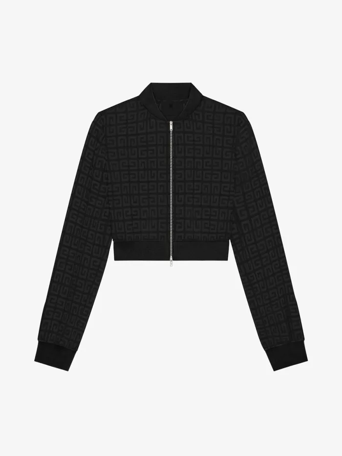 Women Outerwear and Blousons Givenchy Bomber In 4G Jacquard Black