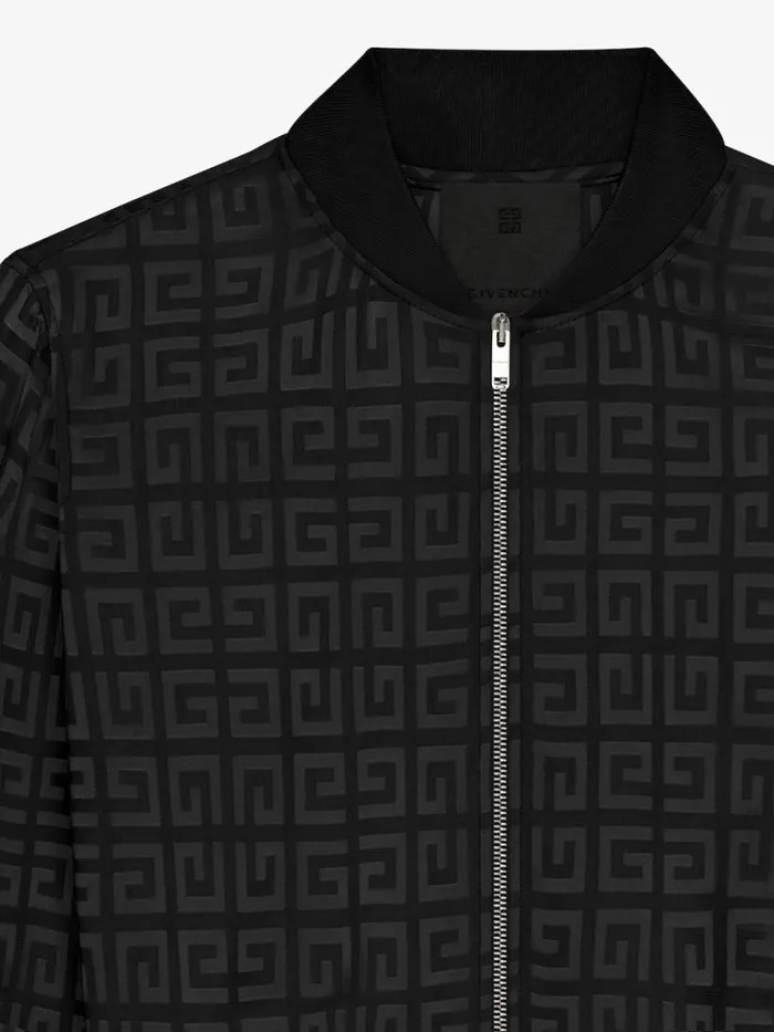 Women Outerwear and Blousons Givenchy Bomber In 4G Jacquard Black