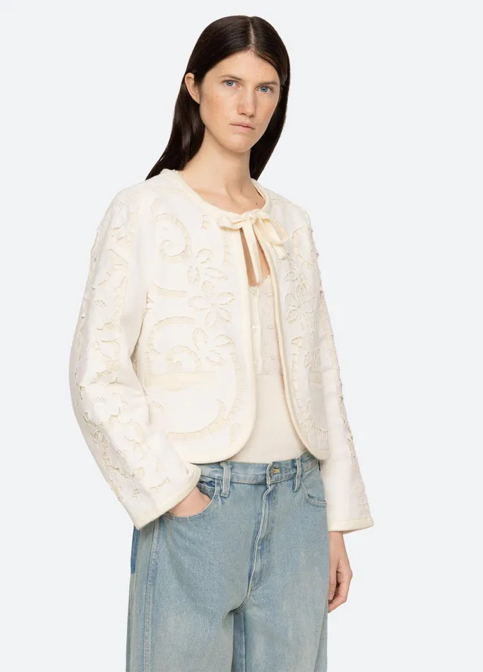 Women Outerwear Sea New York Edith Jacket White