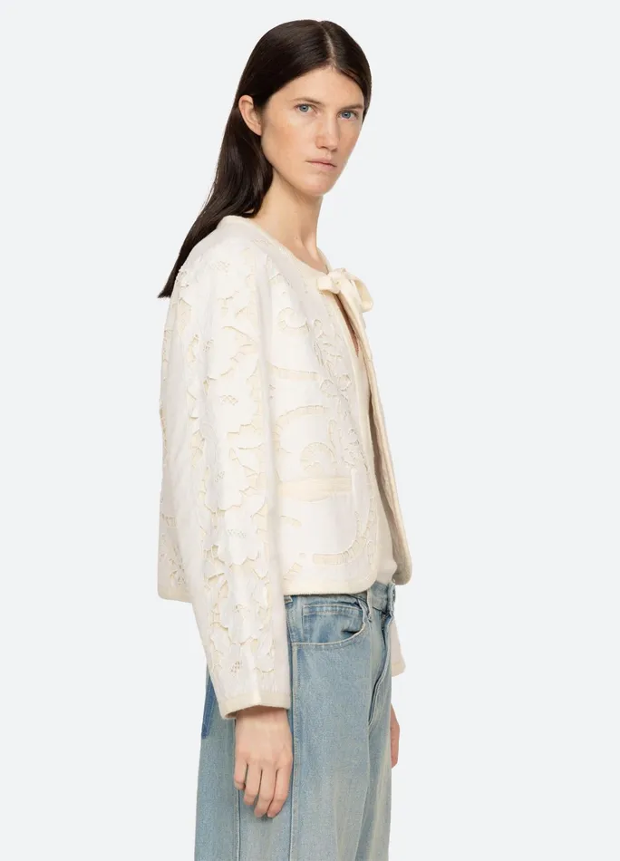 Women Outerwear Sea New York Edith Jacket White
