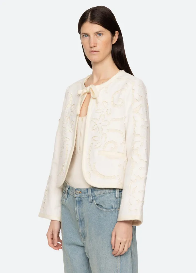 Women Outerwear Sea New York Edith Jacket White