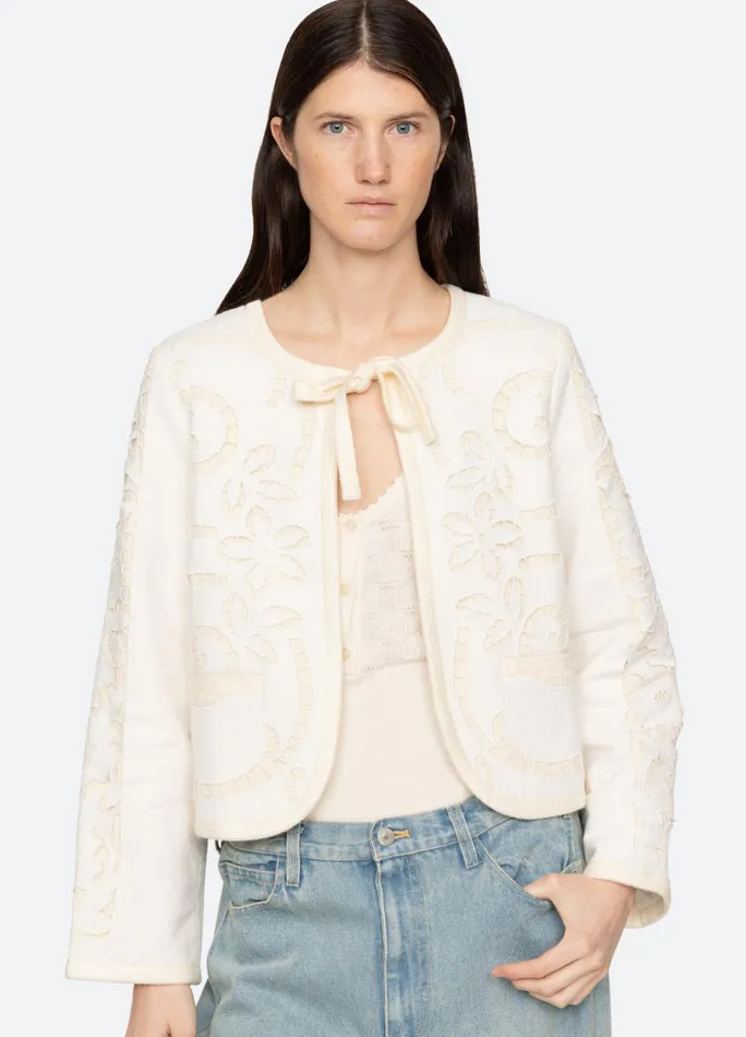 Women Outerwear Sea New York Edith Jacket White