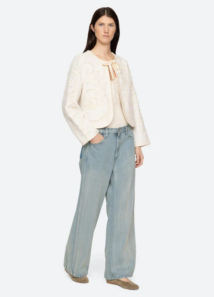 Women Outerwear Sea New York Edith Jacket White