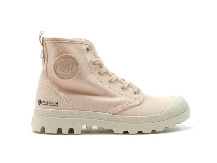 Women Palladium Boots Pampa Hi Zip Organic Peaskin