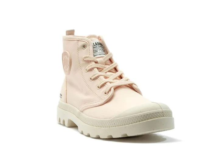 Women Palladium Boots Pampa Hi Zip Organic Peaskin