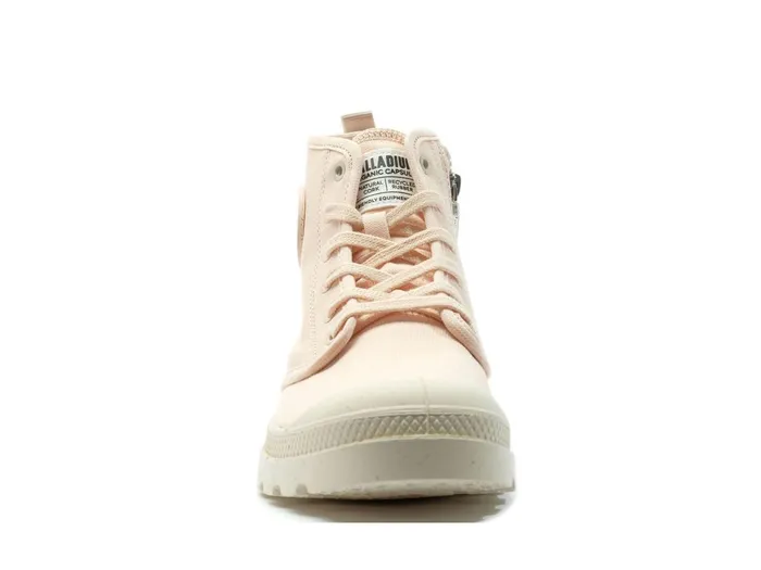 Women Palladium Boots Pampa Hi Zip Organic Peaskin
