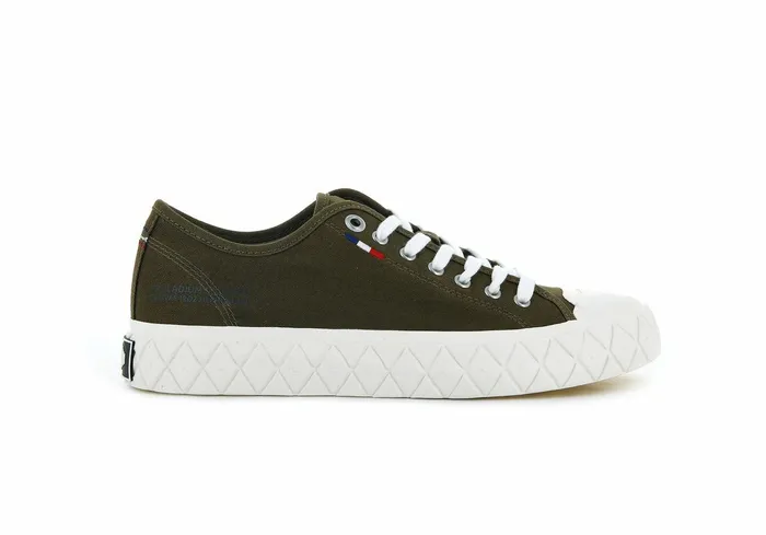 Women Palladium Sneakers Palla Ace Canvas Olive