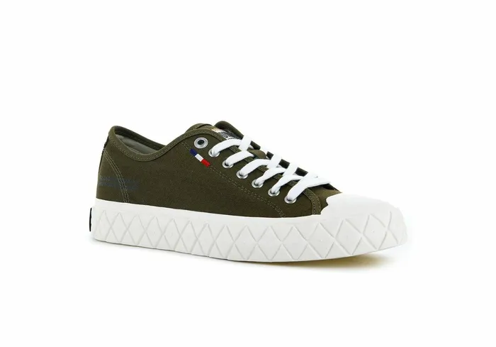 Women Palladium Sneakers Palla Ace Canvas Olive