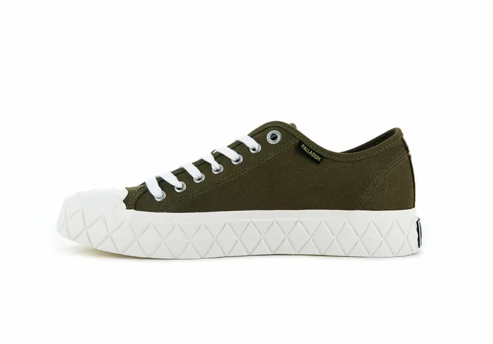 Women Palladium Sneakers Palla Ace Canvas Olive