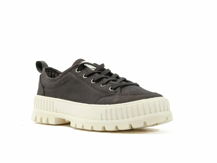 Women Palladium Sneakers Pallashock Lo Organic 2 Black