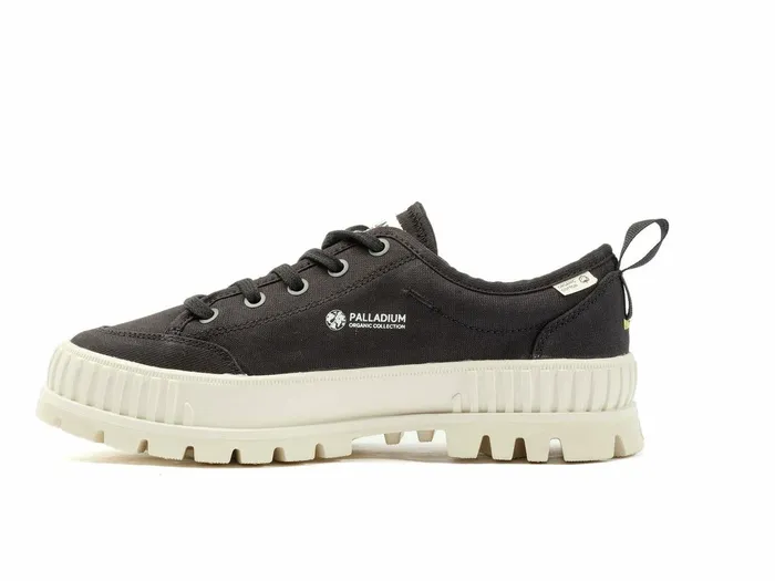 Women Palladium Sneakers Pallashock Lo Organic 2 Black