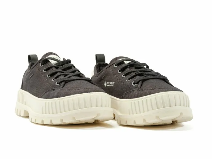 Women Palladium Sneakers Pallashock Lo Organic 2 Black